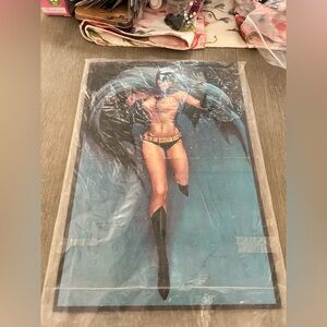 Vargas Bat Girl Art Print